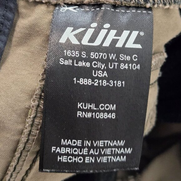 Kuhl Ramblr Men's Size 36 Outdoor Hiking Cargo Performance Shorts Grey UPF - Picture 11 of 13